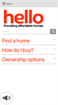 Mobile Screenshot of hellohomes.org.uk